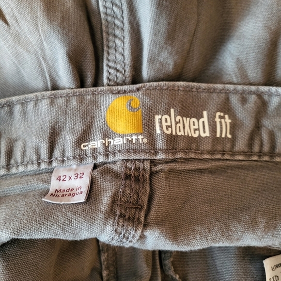 Men Carhartt Pants Relaxed Fit, Size 42x32 - Picture 7 of 8